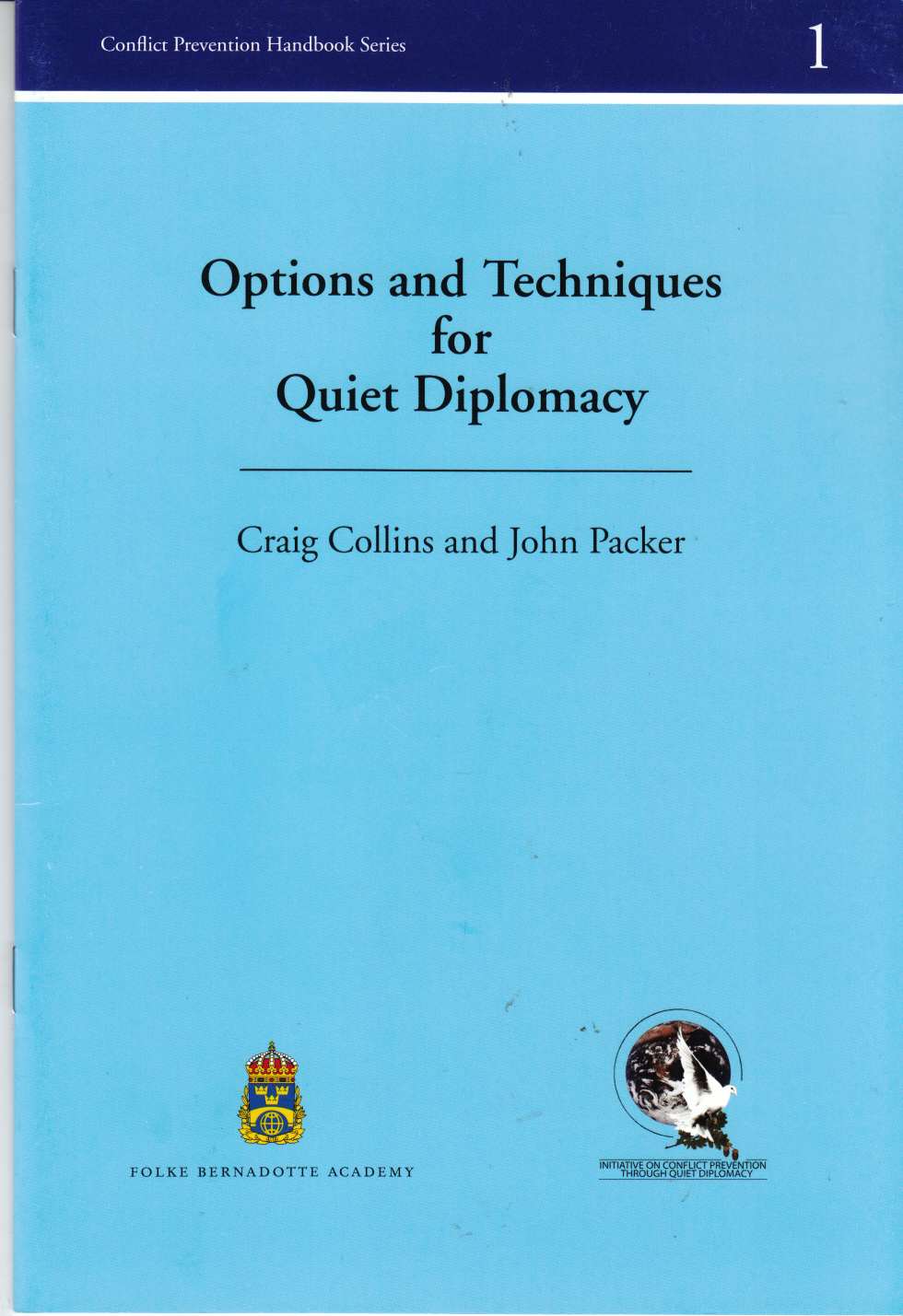 Image for Option and Techniques for Quiet Diplomacy