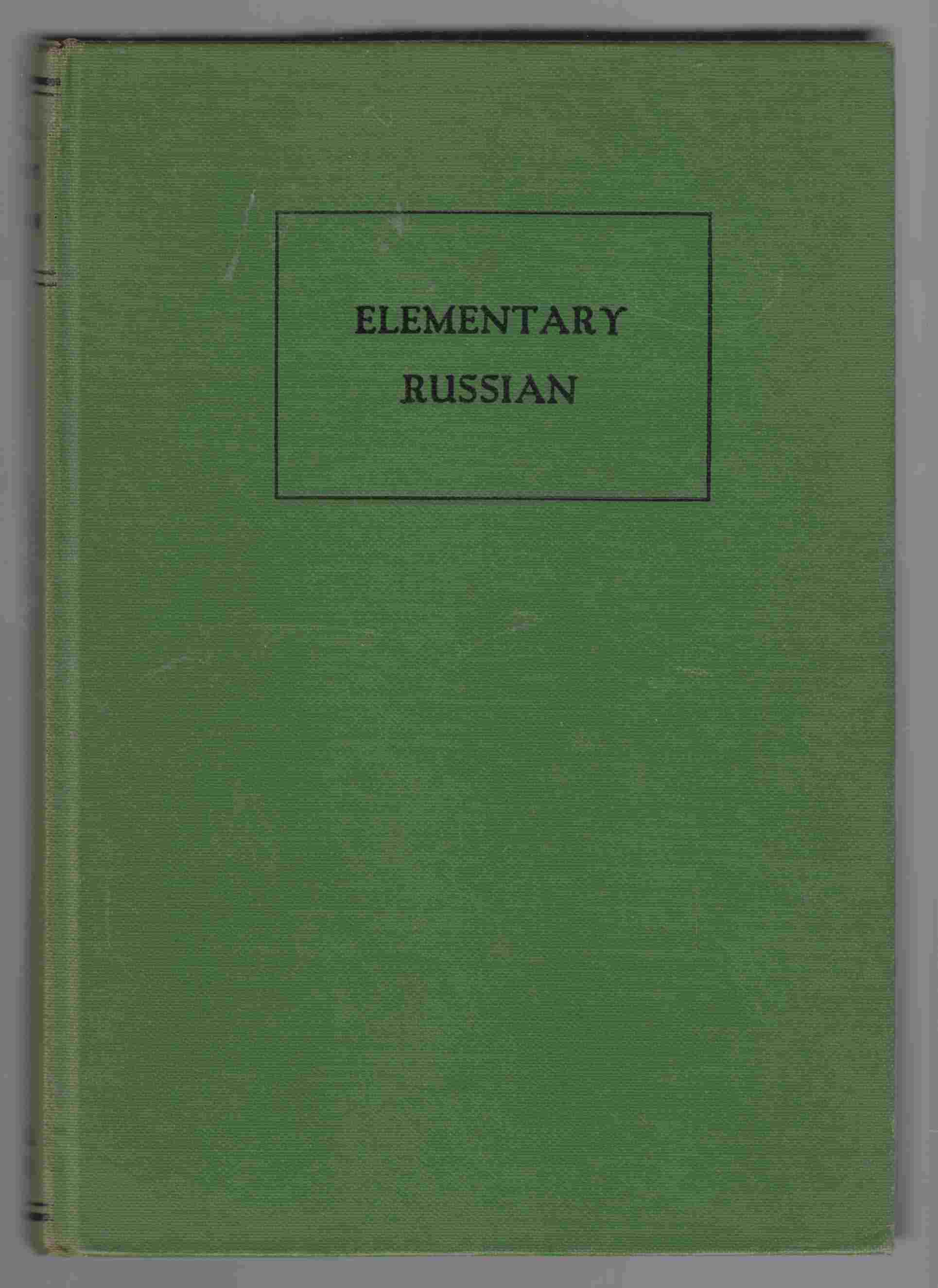 Image for Russian Textbook: Elementary Course
