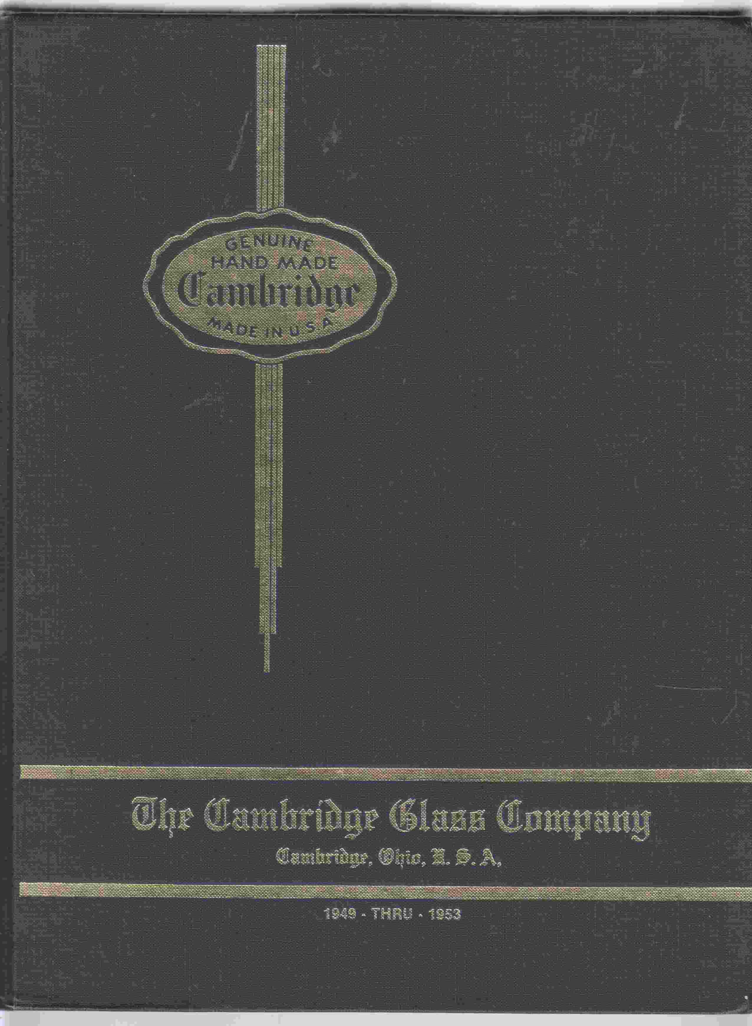 Image for The Cambridge Glass Co. Catalog 1949 Thru 1953