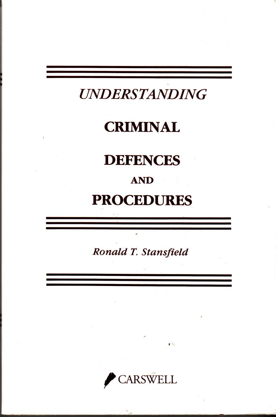 Image for Understanding Criminal Defences and Procedures