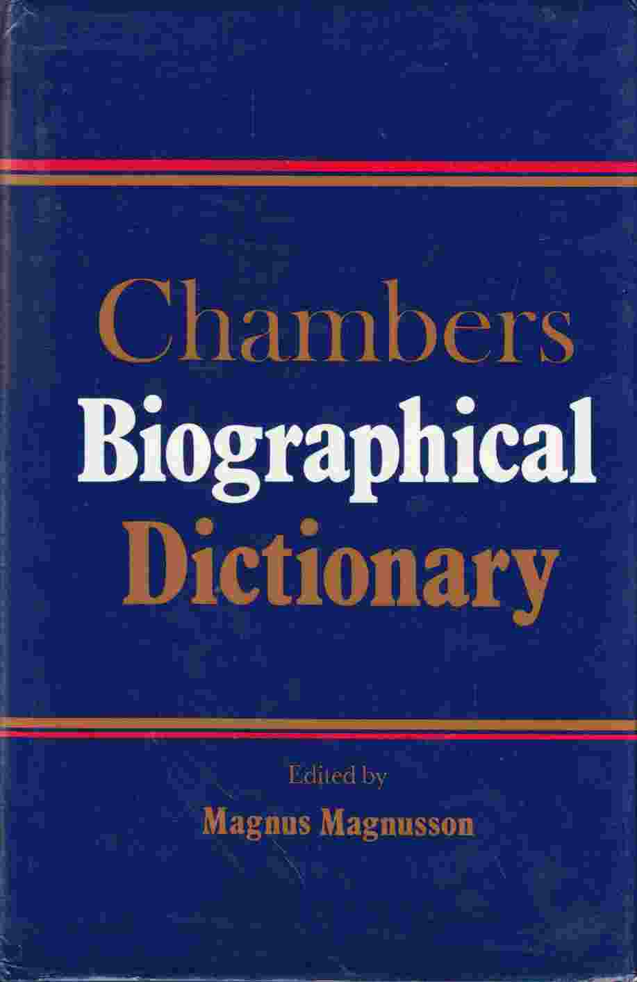 Image for Chambers Biographical Dictionary