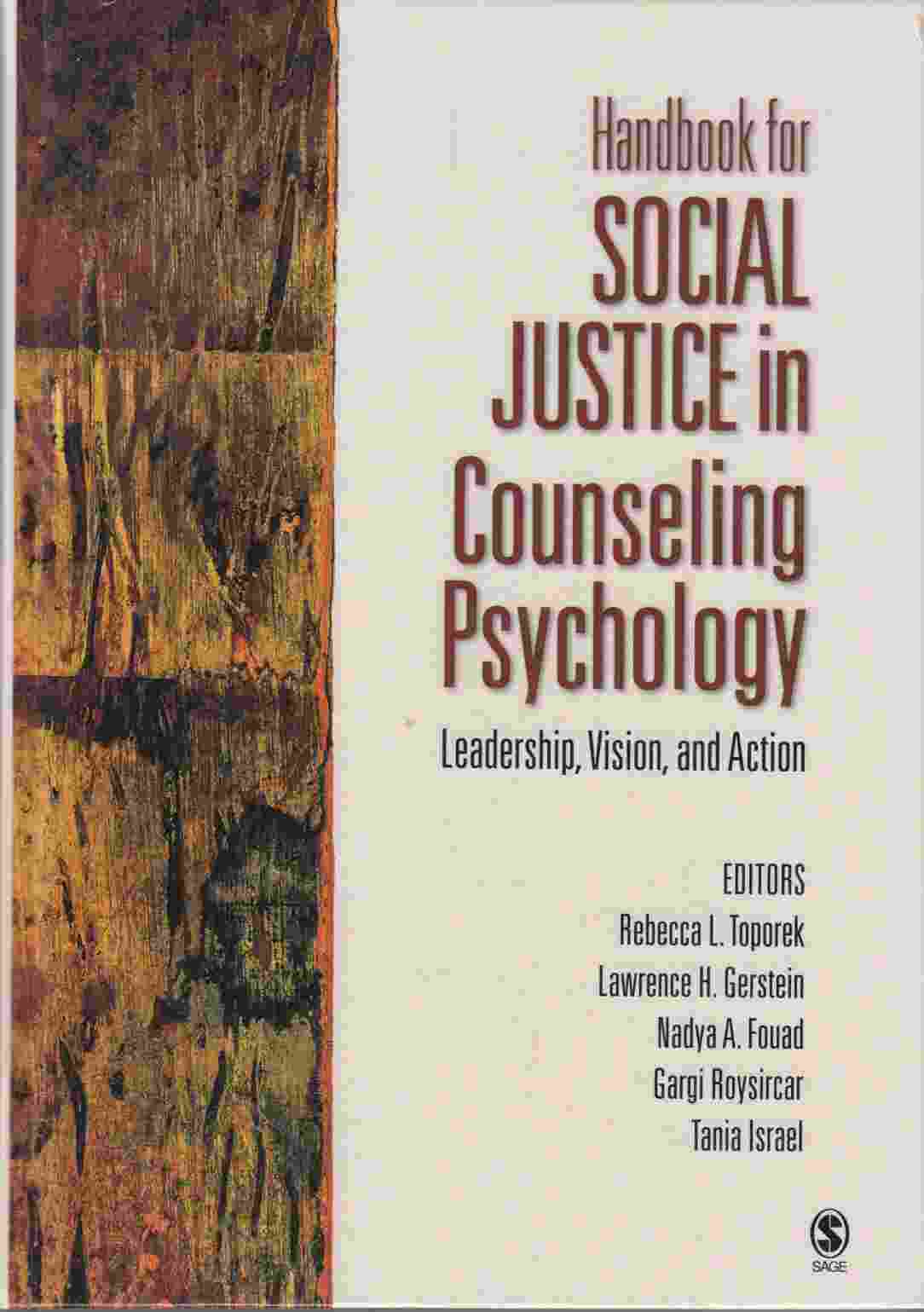 Image for Handbook for Social Justice in Counselling Psychology: Leadership, Vision, Action