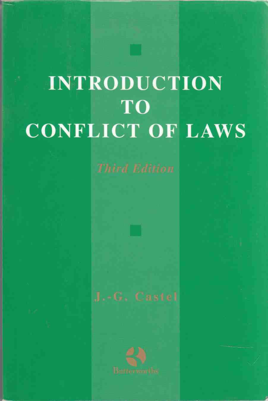 Image for Introduction to Conflict of Laws Third Edition