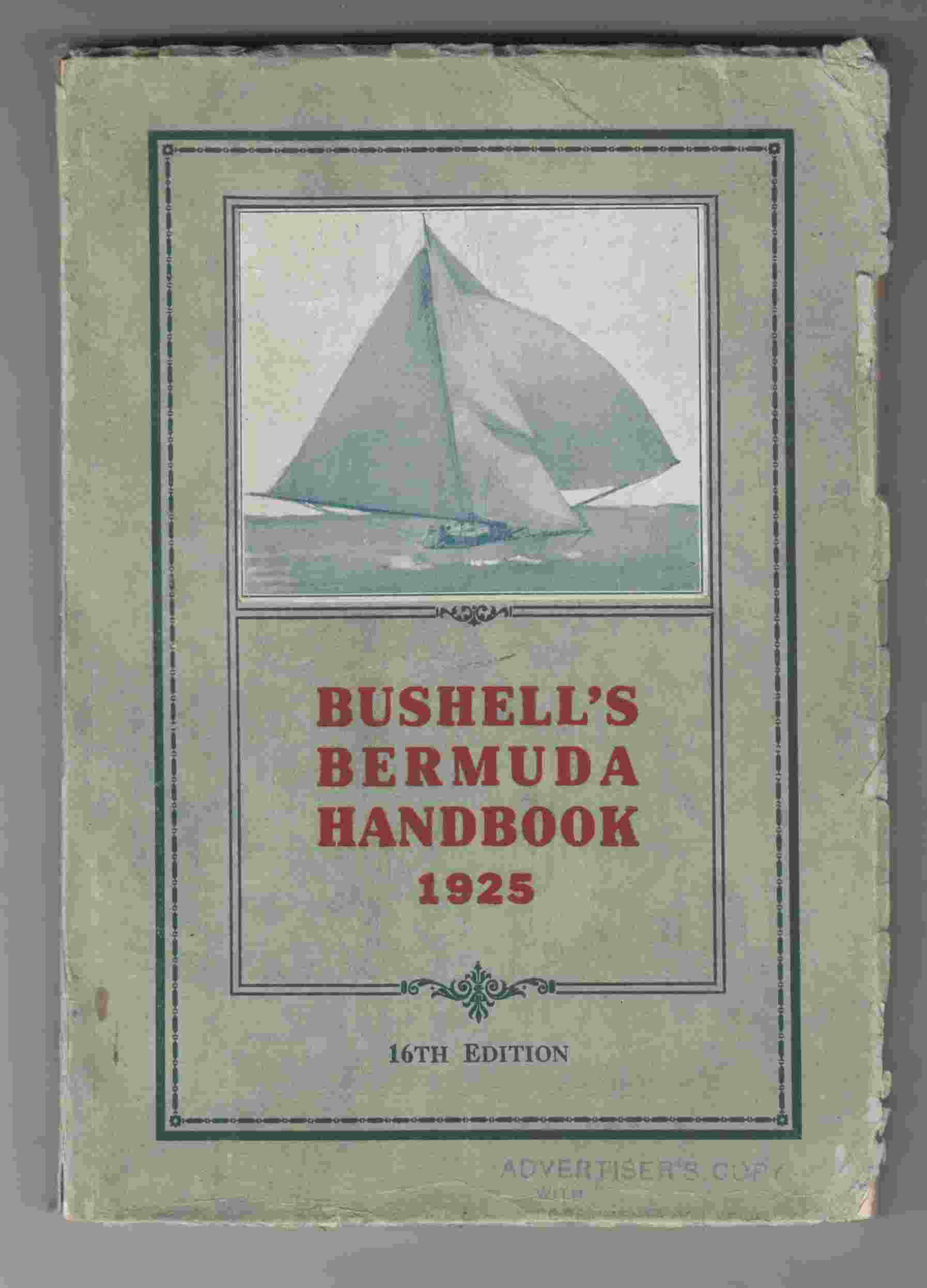 Image for Bushell's Bermuda Handbook 1925 16th Edition