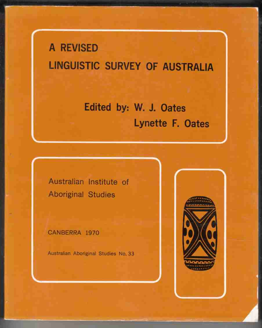 Image for A Revised Linguistic Survey of Australia