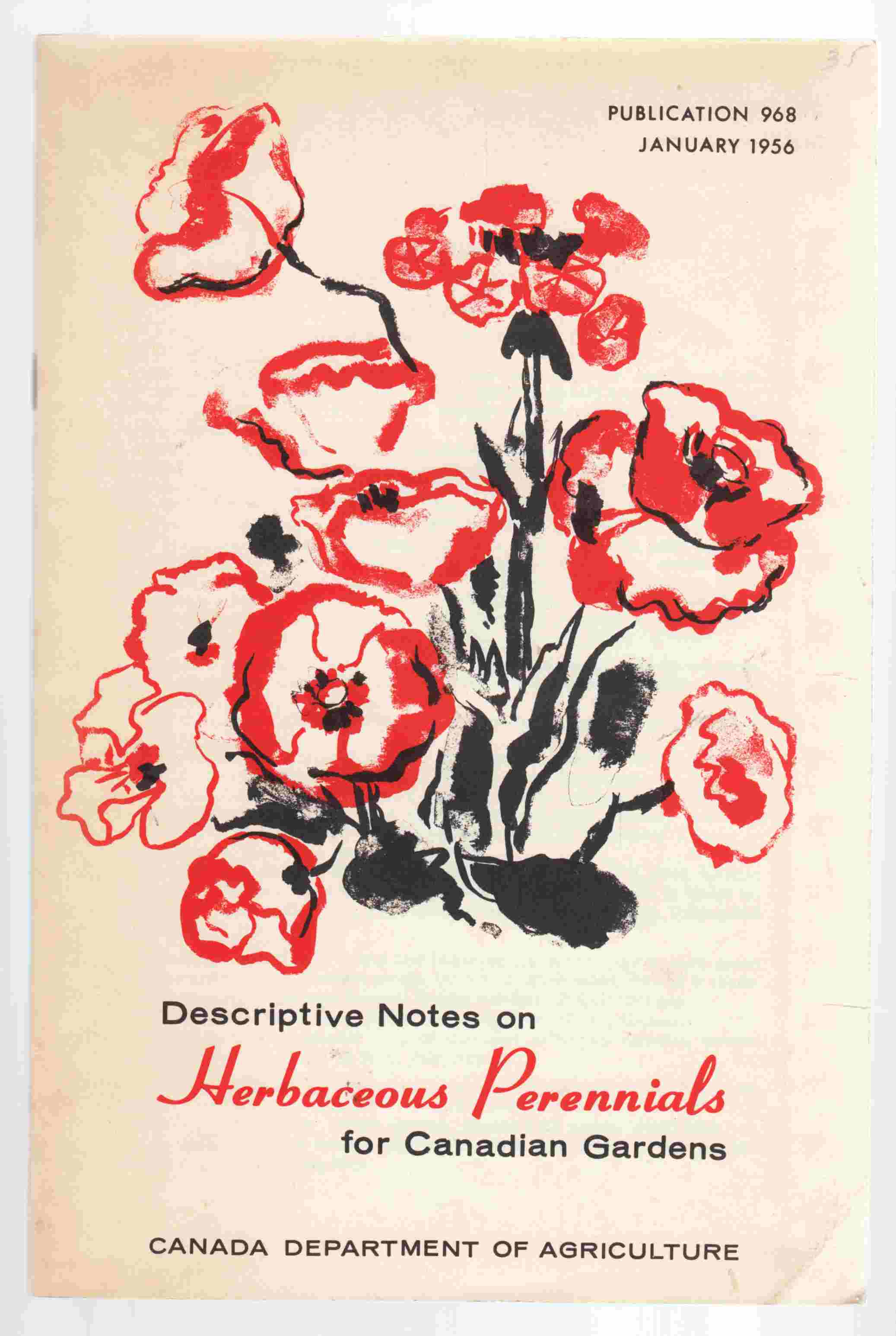Image for Descriptive Notes on Herbaceous Perennials for Canadian Gardens