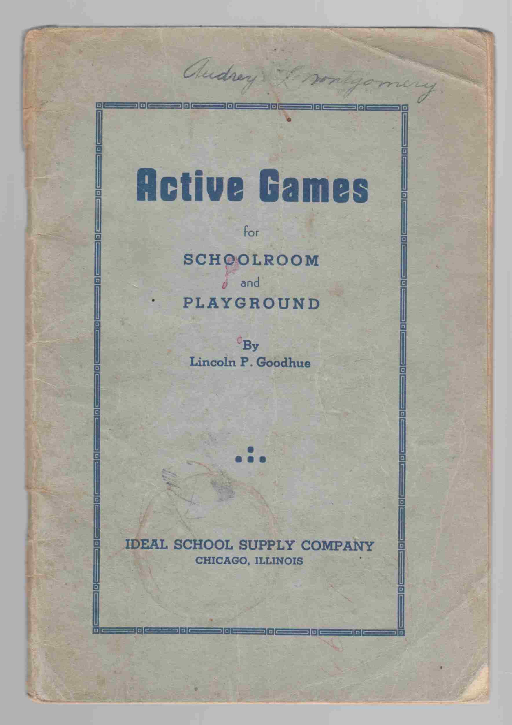 Image for Active Games for Schoolroom and Playground