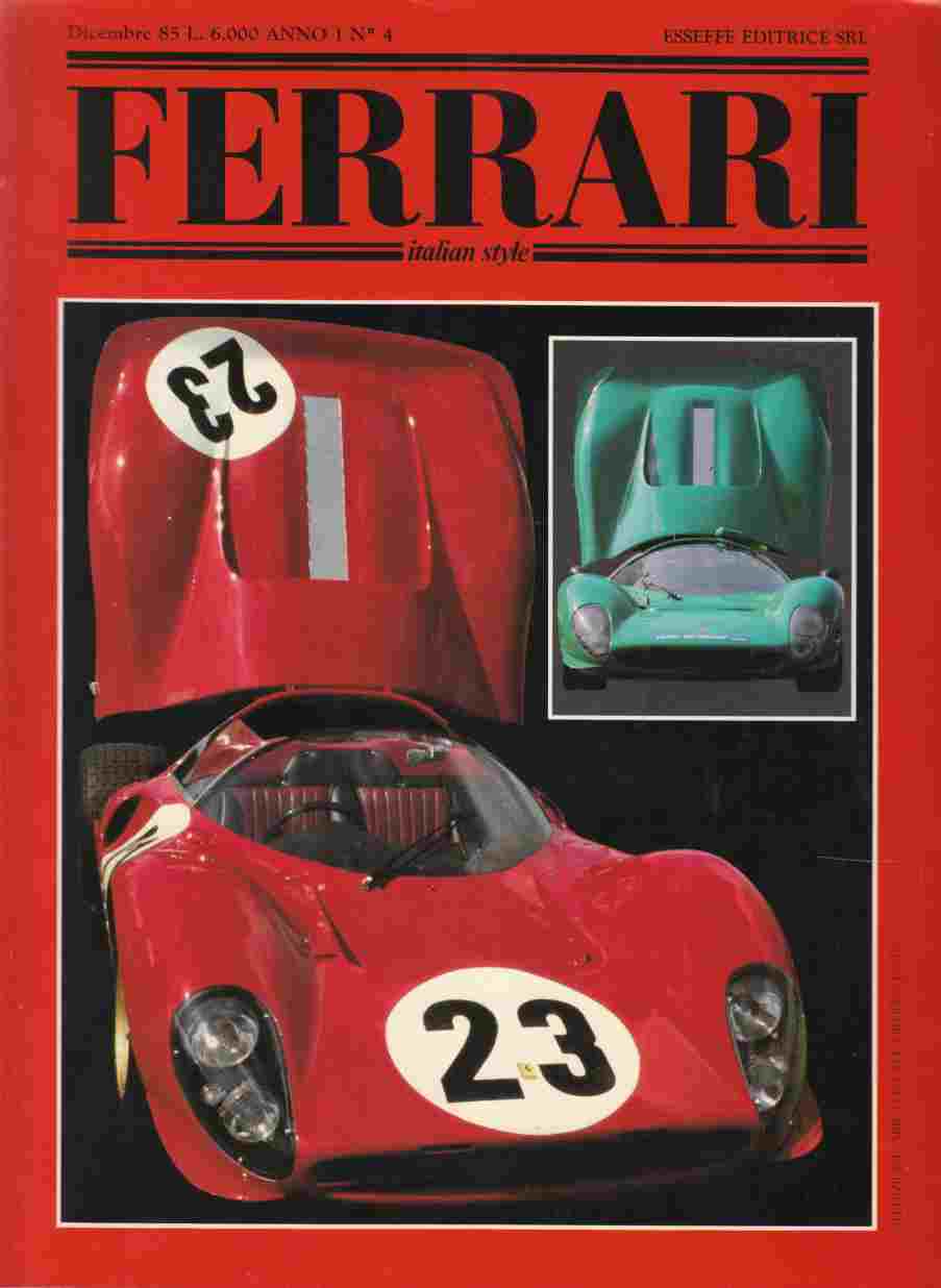 Ferrari Italian Style Dicembre 85 Anno 1 No 4 Image for Ferrari Italian Style Dicembre 85 Anno 1 No 4