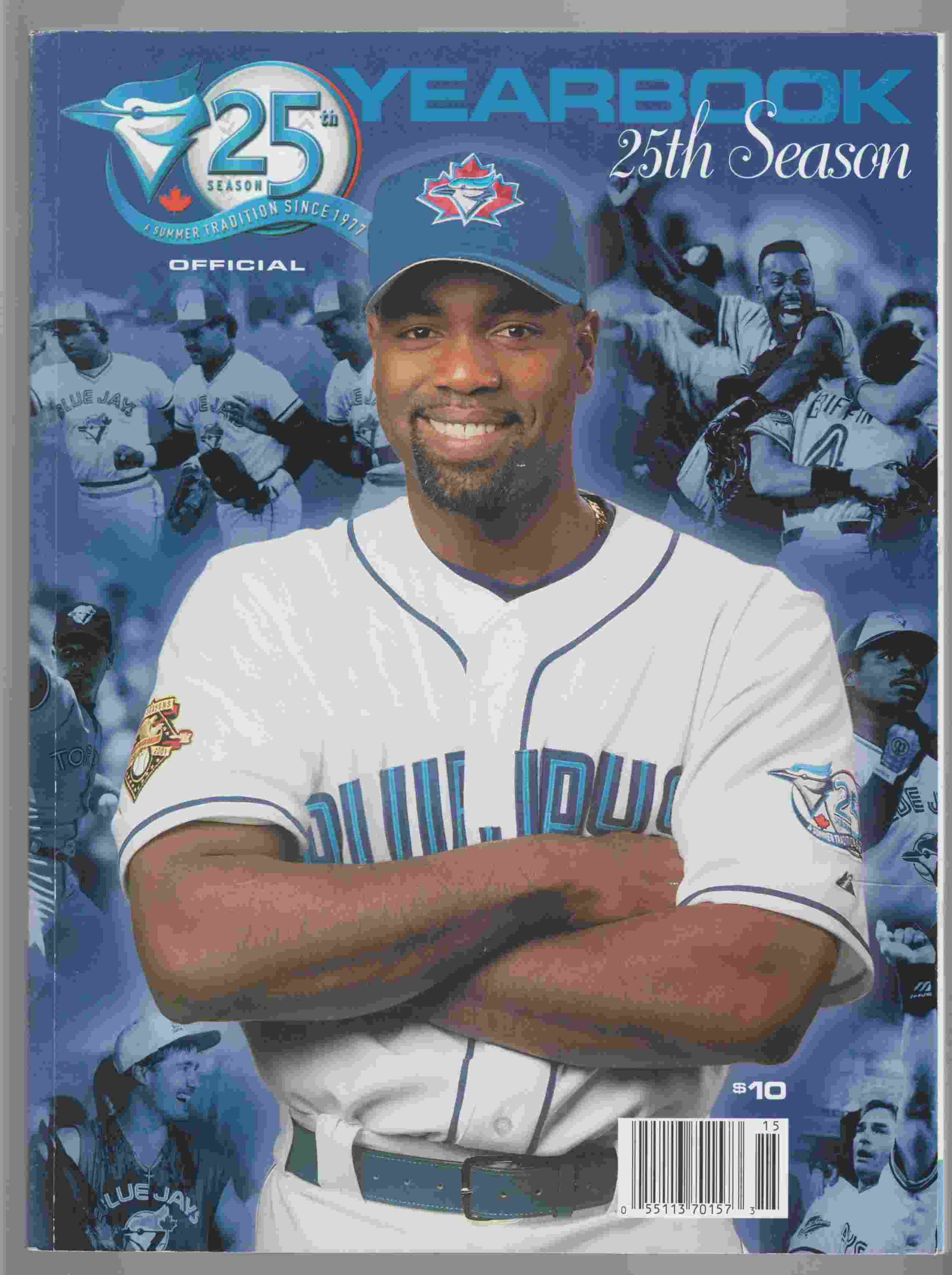 Image for 2001 Official Yearbook of the Toronto Blue Jays