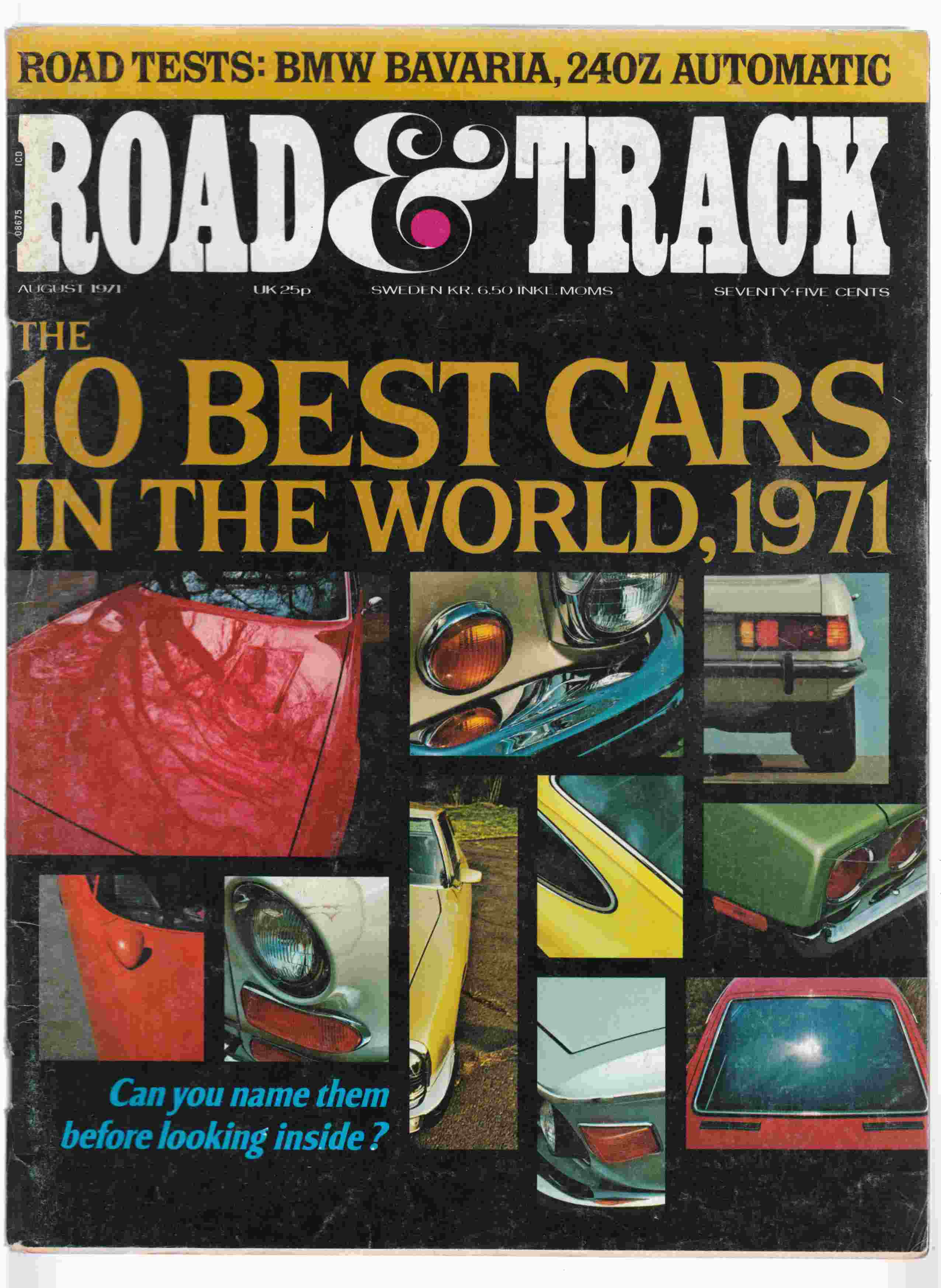 Image for Road & Track August 1971 Volume 22, Number 12