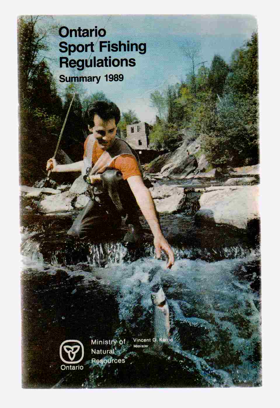 Image for Ontario Sport Fishing Regulations Summary 1989
