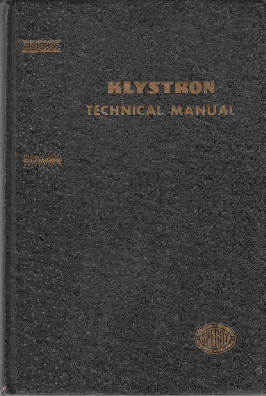 Image for Klystron Technical Manual