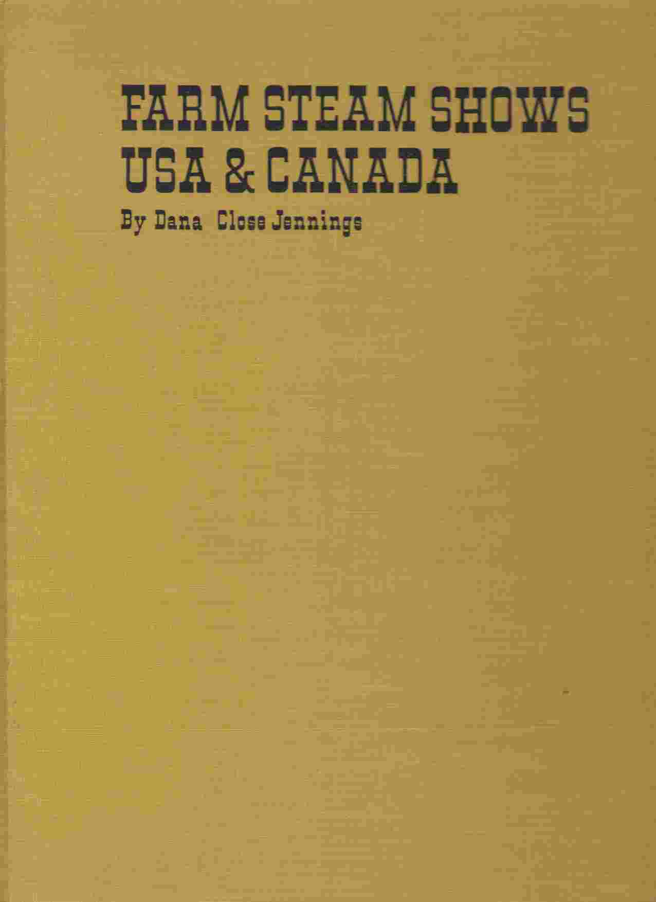 Image for Farm Steam Shows USA & Canada