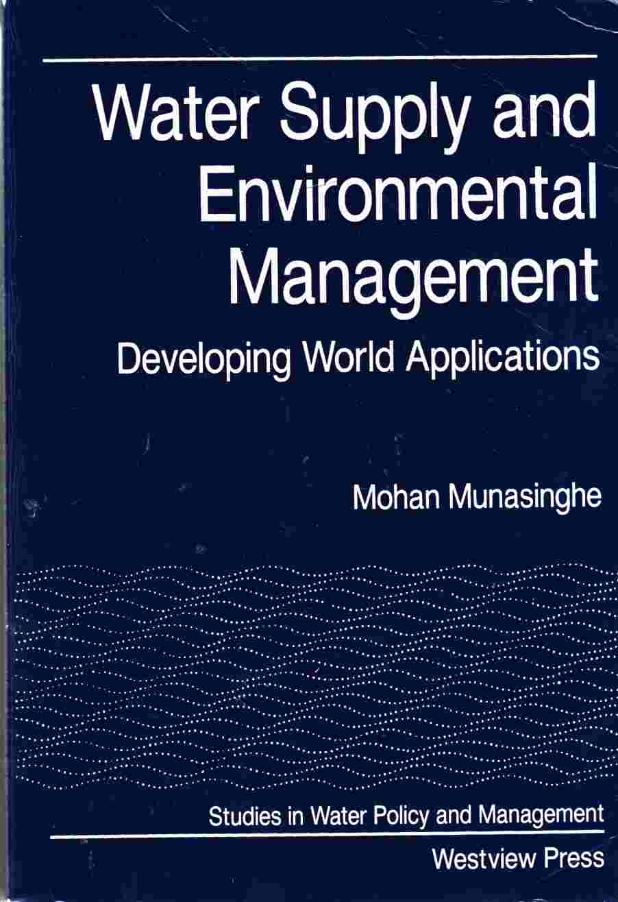 Image for Water Supply and Environmental Management Developing World Applications