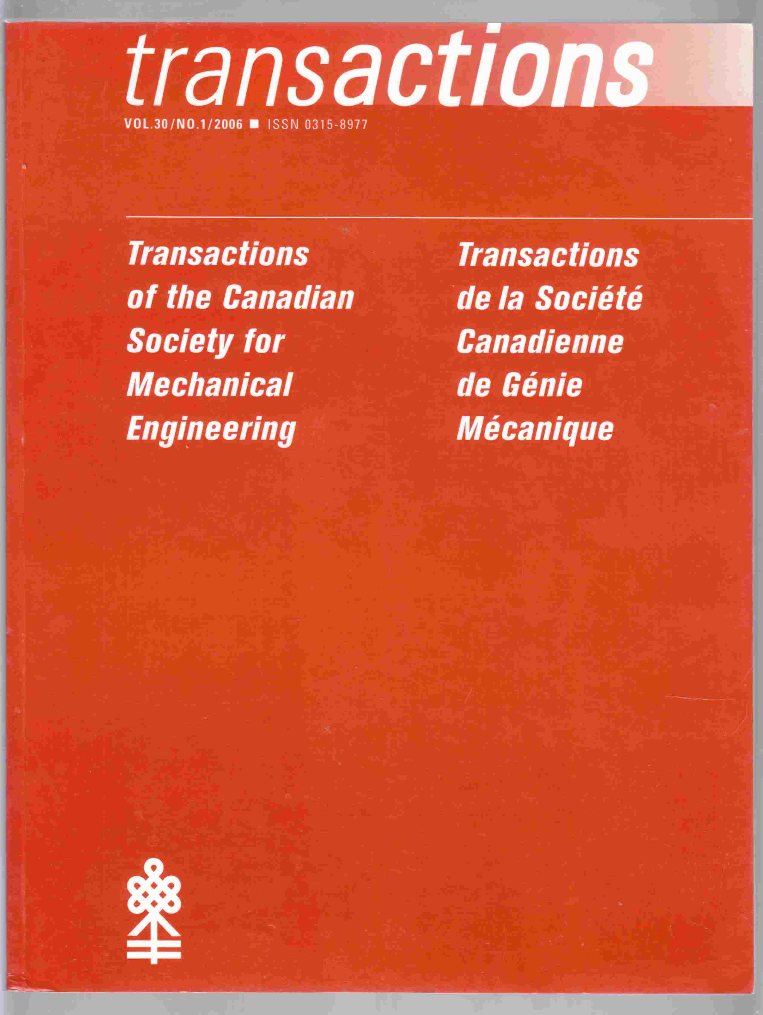 Image for Transactions Vol. 30 No. 1 2006
