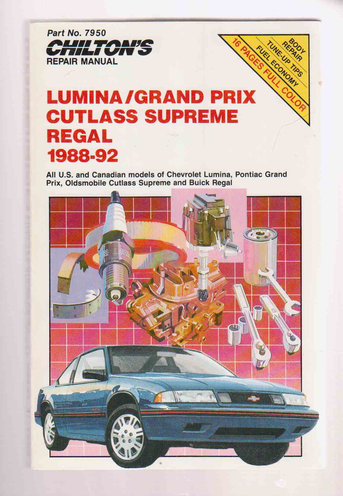 Image for Lumina / Grand Prix, Cutlass Supreme, and Regal, 1988-92